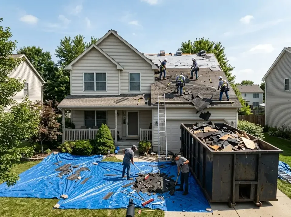 roof-replacement-debris-remova-004 — frequently asked questions, Cheapest Dumpster Rentals in Liberty Triangle, FL